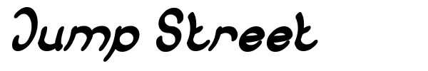 Jump Street font preview